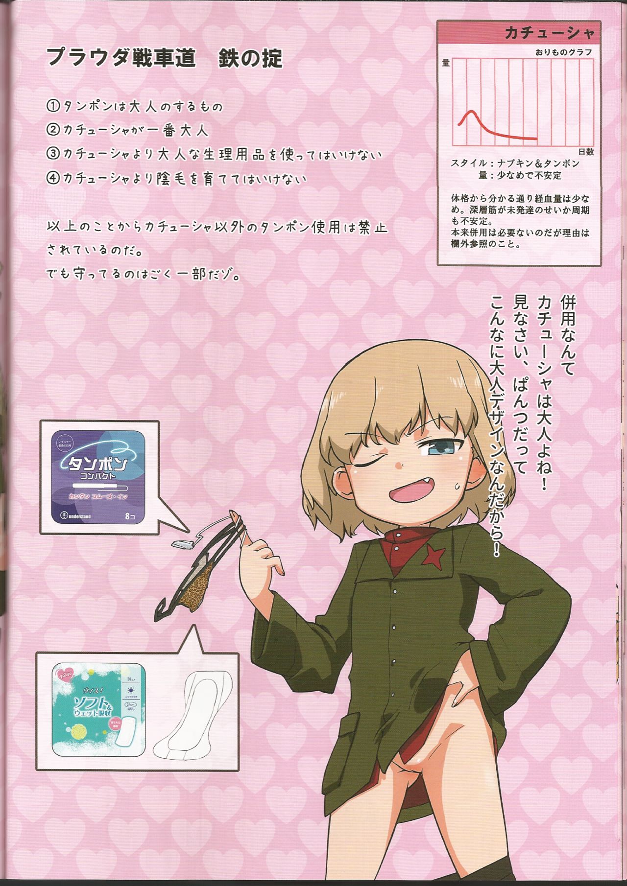 (C91) [富士浅間堂 (よろず)] 戦車道女子生理用品抜き打ち検査合同 全国大会編 (ガールズ&パンツァー)