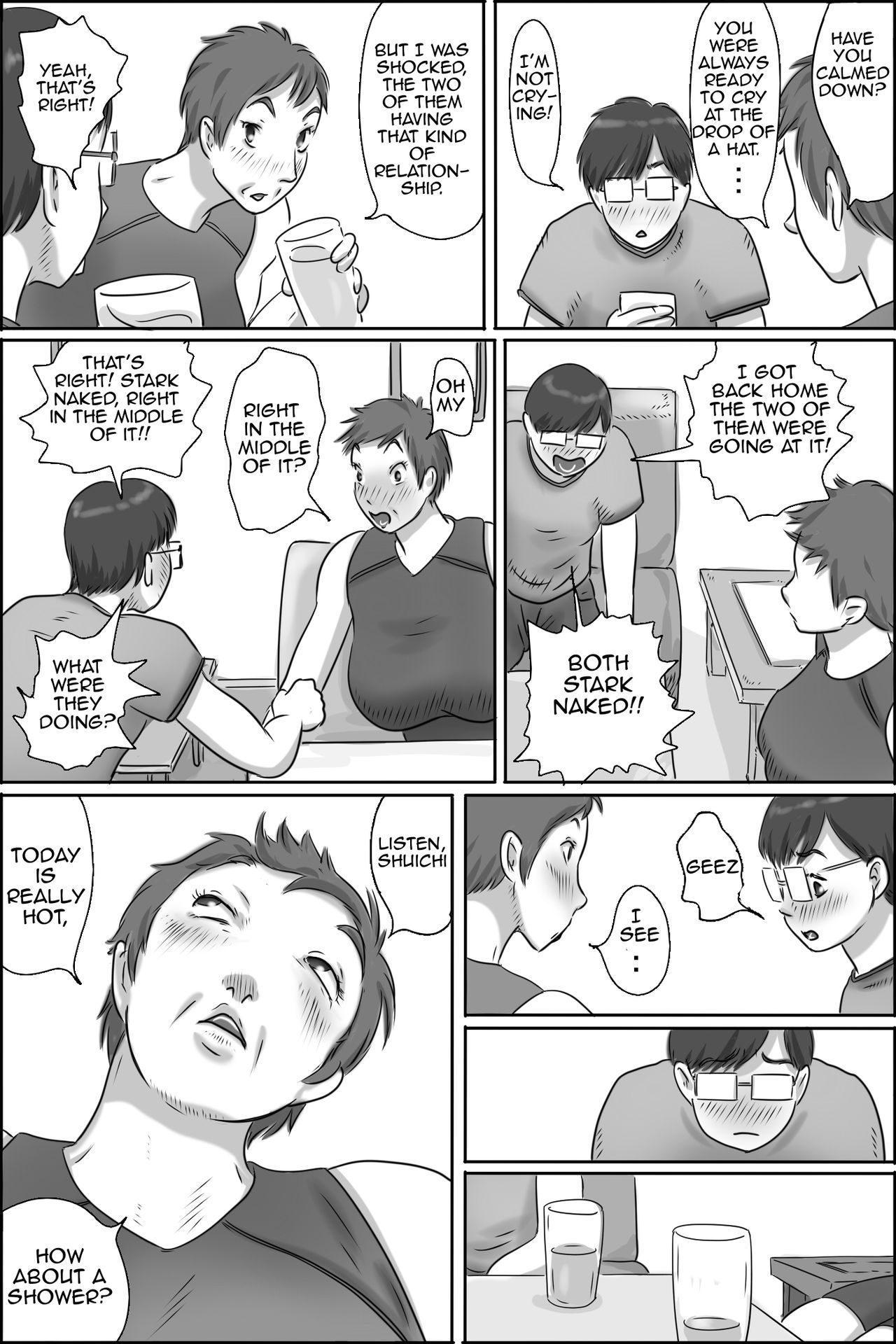 [ぜんまいこうろぎ] 幼なじみの母さん二お願いした件 [英訳]
