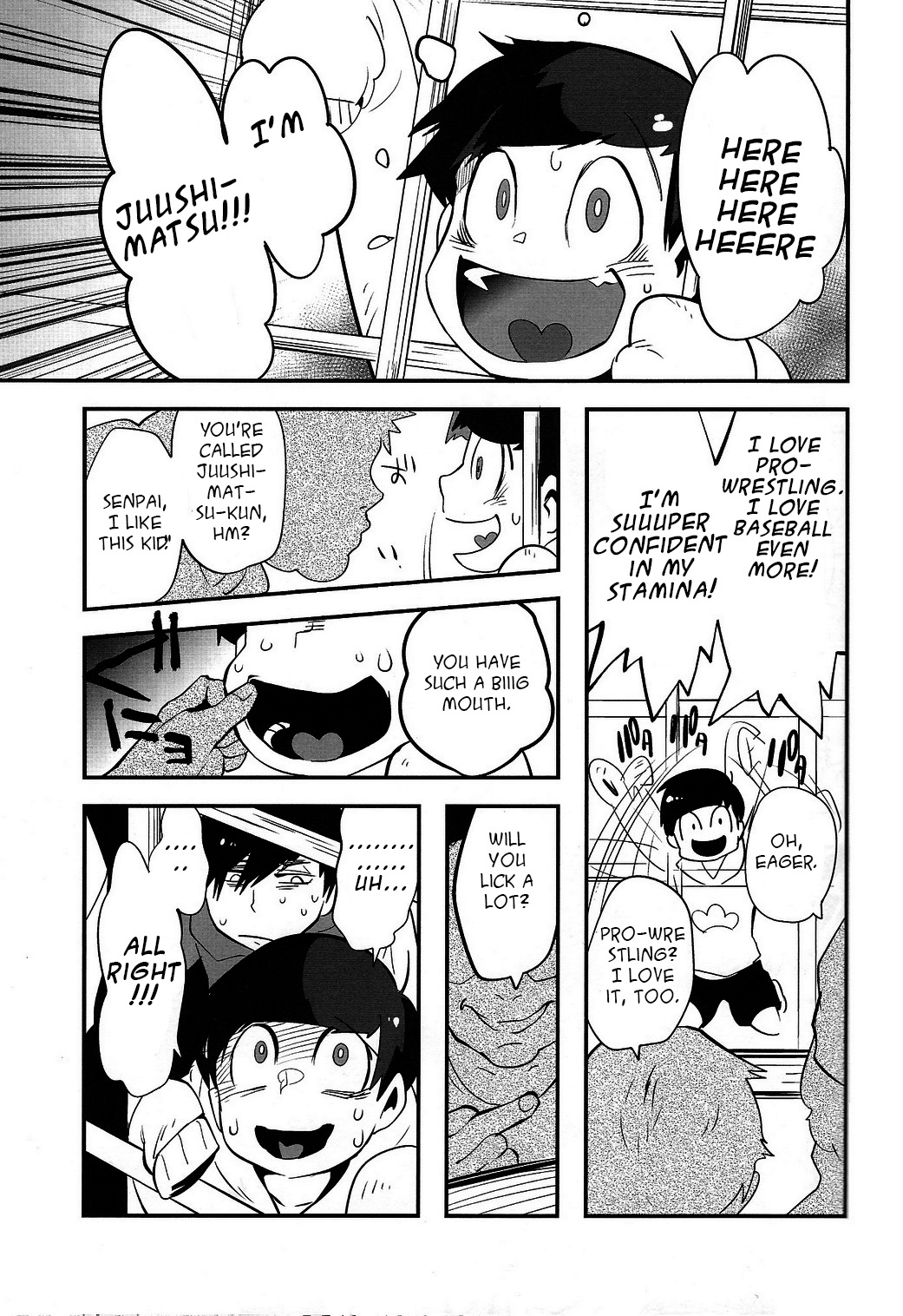 [アサルトマシンガン (テルミン)] 金がないなら体で払ってもらおうじゃねえかEXさん (おそ松さん) [英訳] [2016年1月24日]
