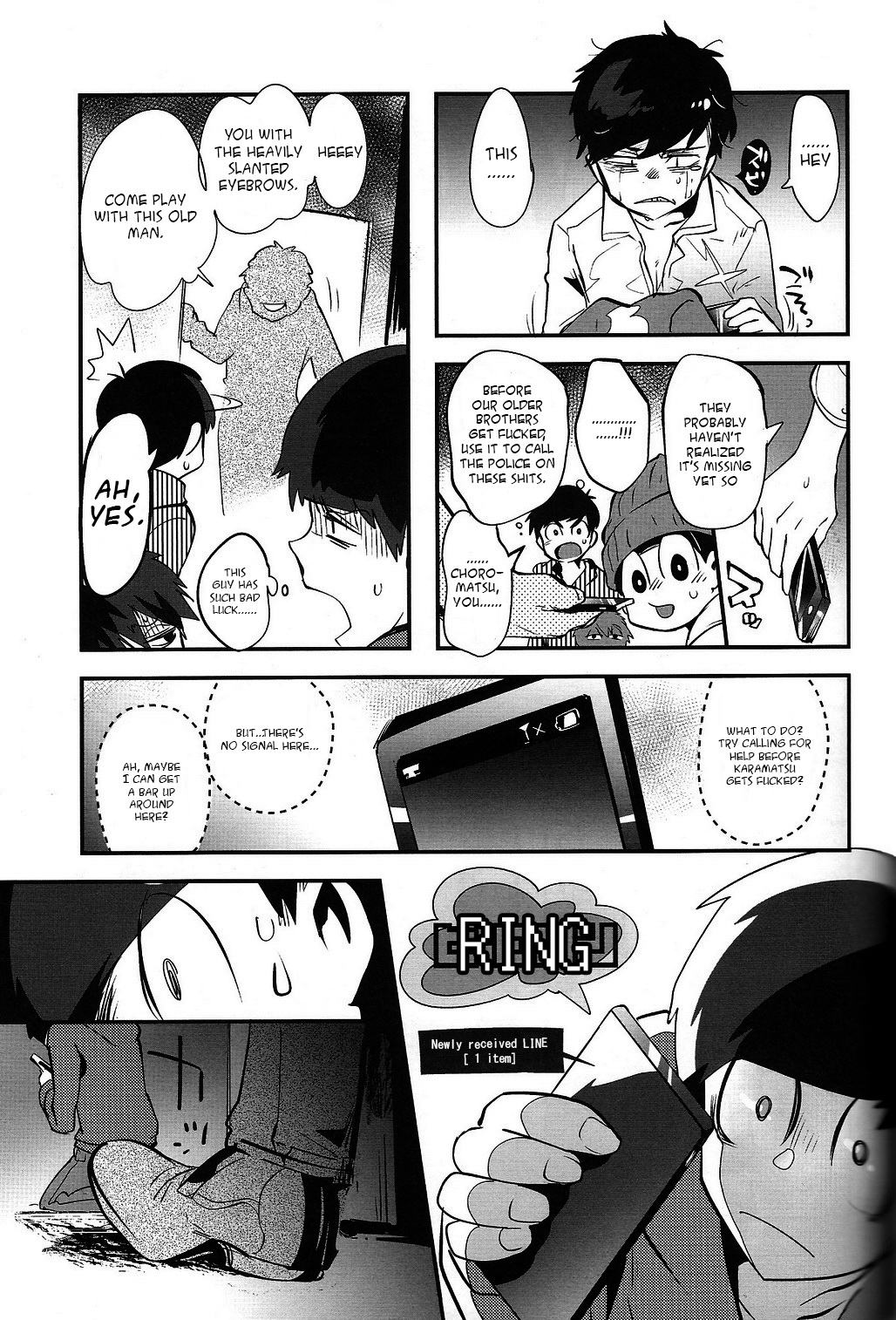 [アサルトマシンガン (テルミン)] 金がないなら体で払ってもらおうじゃねえかEXさん (おそ松さん) [英訳] [2016年1月24日]