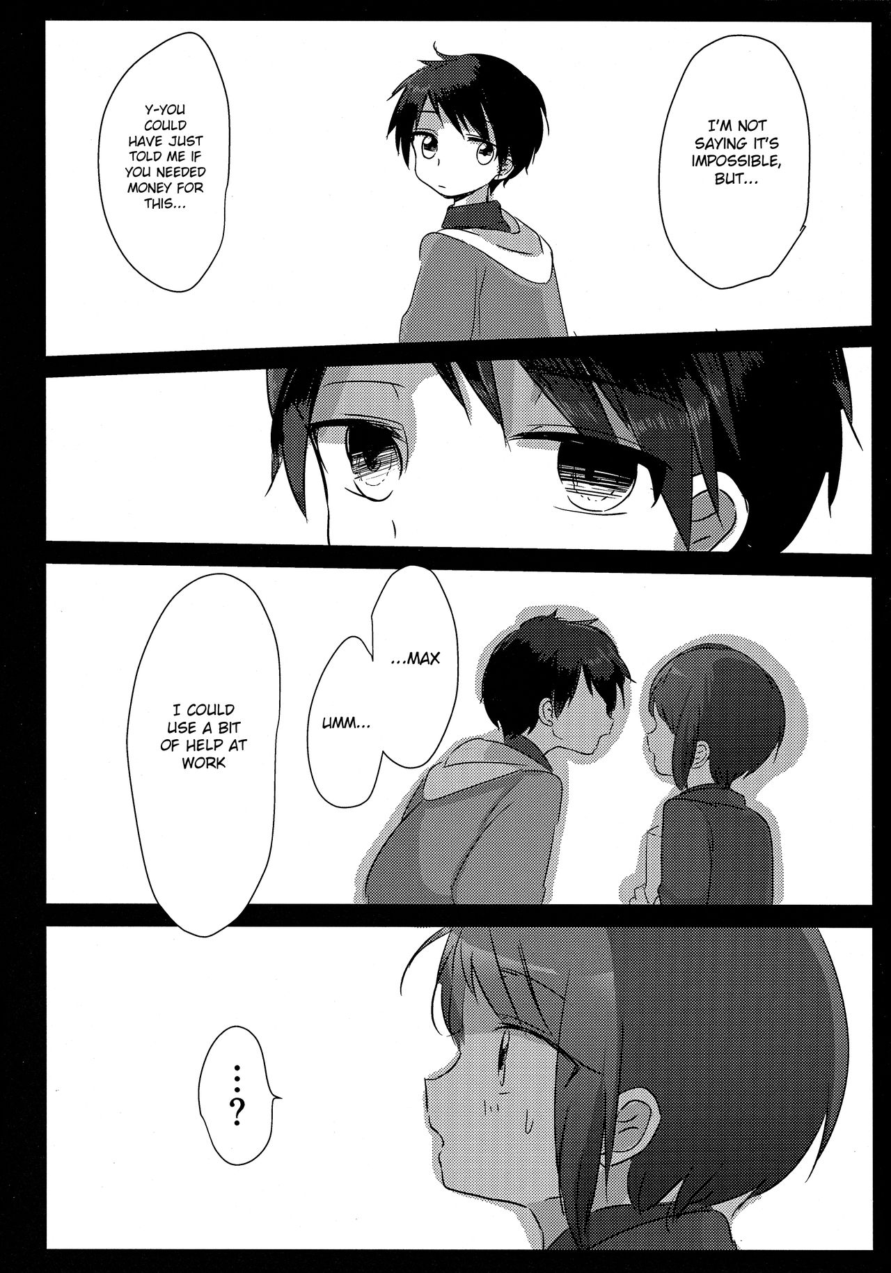 (ショタスクラッチ30) [おさかなプラネット (いちか)] 小学生アルバイト、はじめました。 [英訳]