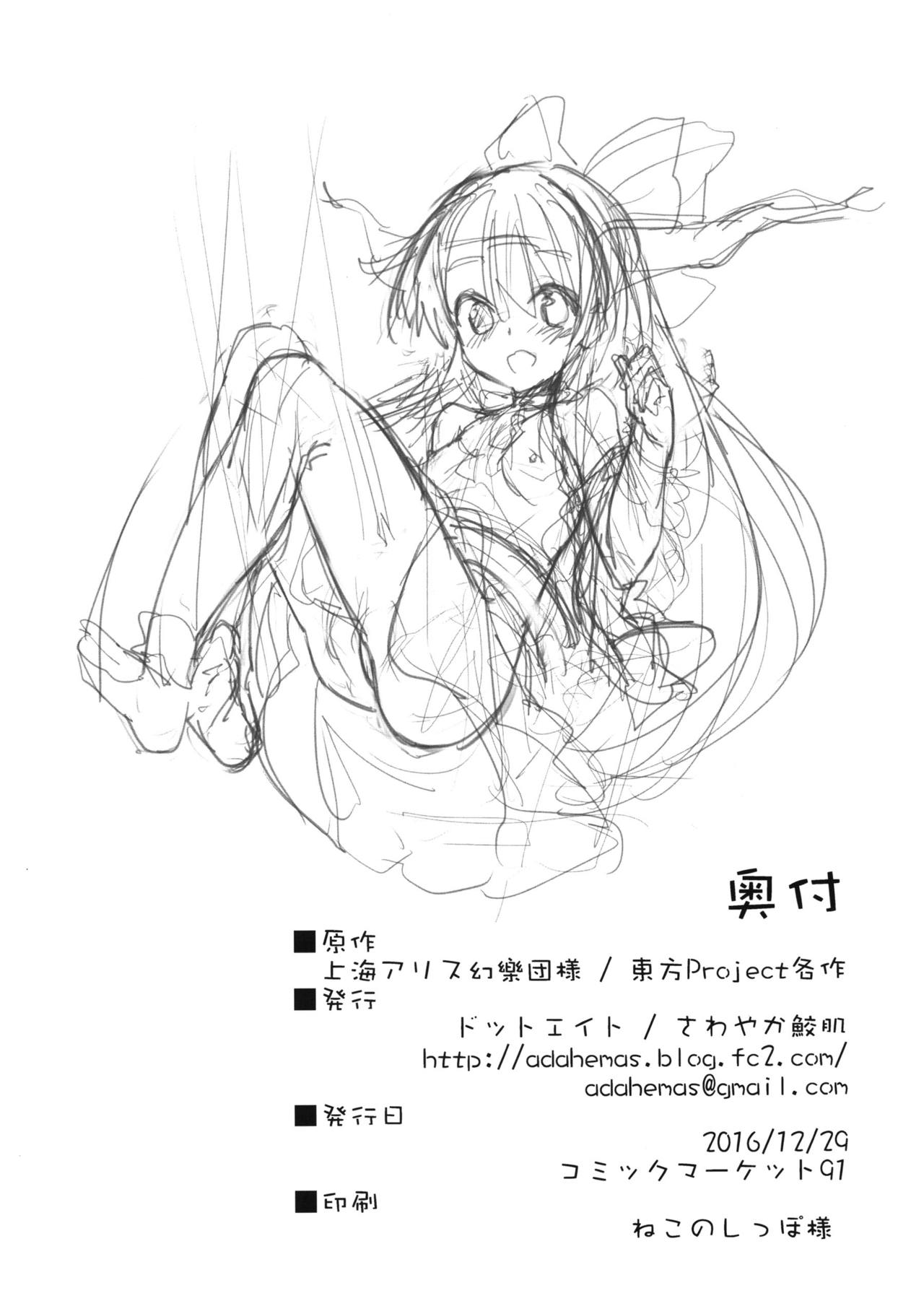 (C91) [ドットエイト (さわやか鮫肌)] 会場限定おまけ本 (東方Project)