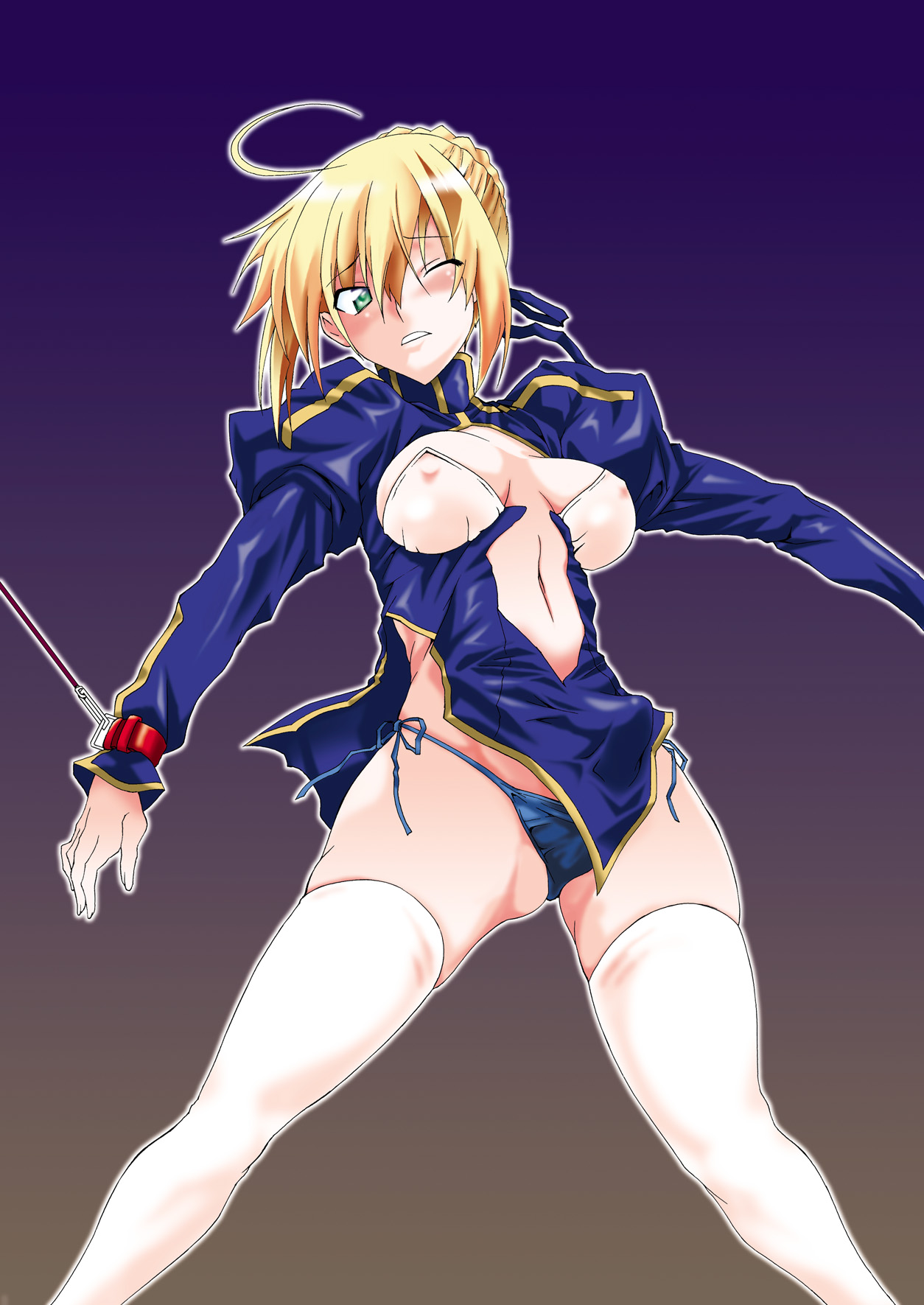 [F・A (炎使)] セ○バーふたなり煉獄 ～恥辱、触手凌辱 編～・前編 (Fate/stay night) [DL版]
