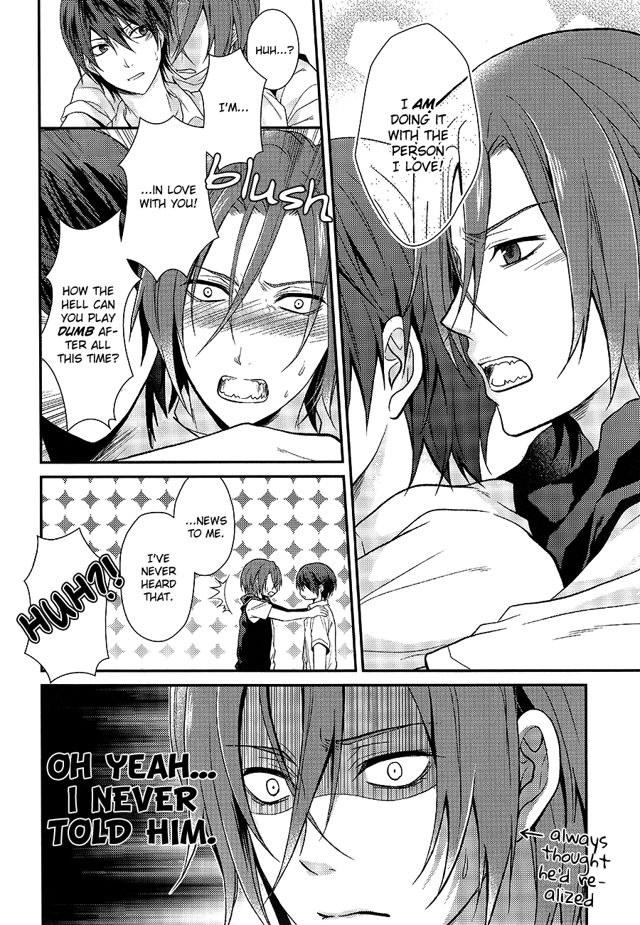 (恋愛自由形!大阪大会) [藍王 (藍詩ひな)] みんな知ってる (Free!) [英訳]