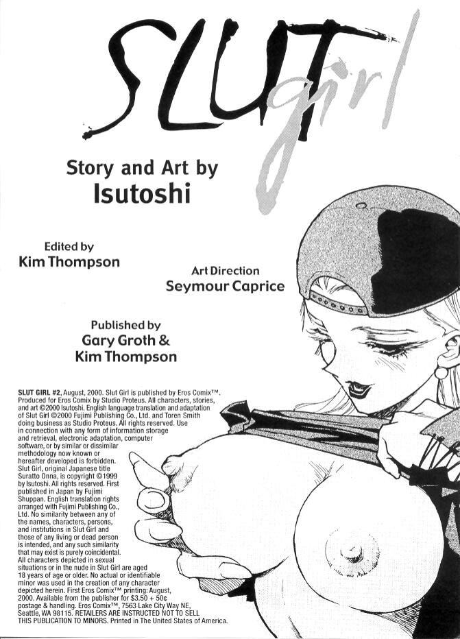 [Isutoshi] Slut Girl 2 [英語]