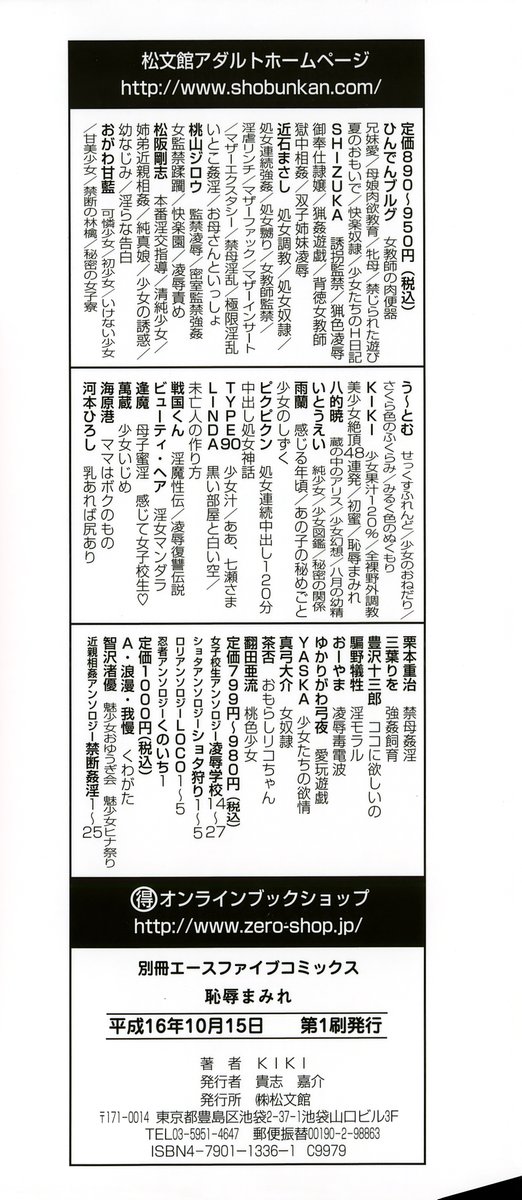 [KIKI] 恥辱まみれ