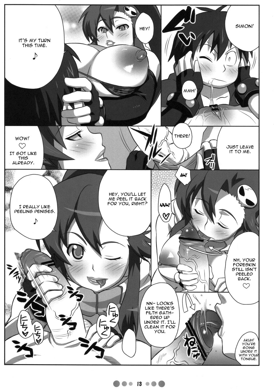 [TETRODOTOXIN (偽くろさき)] 美少女スナイパーヨーコさんのハンティング日記 (天元突破グレンラガン) [英訳]