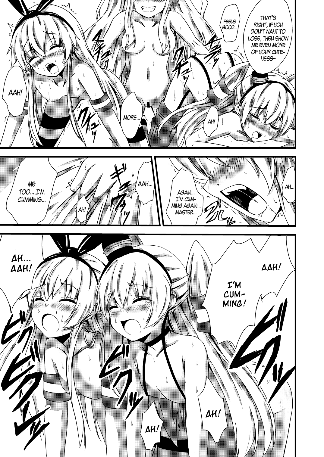 [あいいろさくら (相川りょう)] 空母ヲ級ちゃんの島風百合奴隷調教～3P調教編～ (艦隊これくしょん -艦これ-) [英訳] [DL版]
