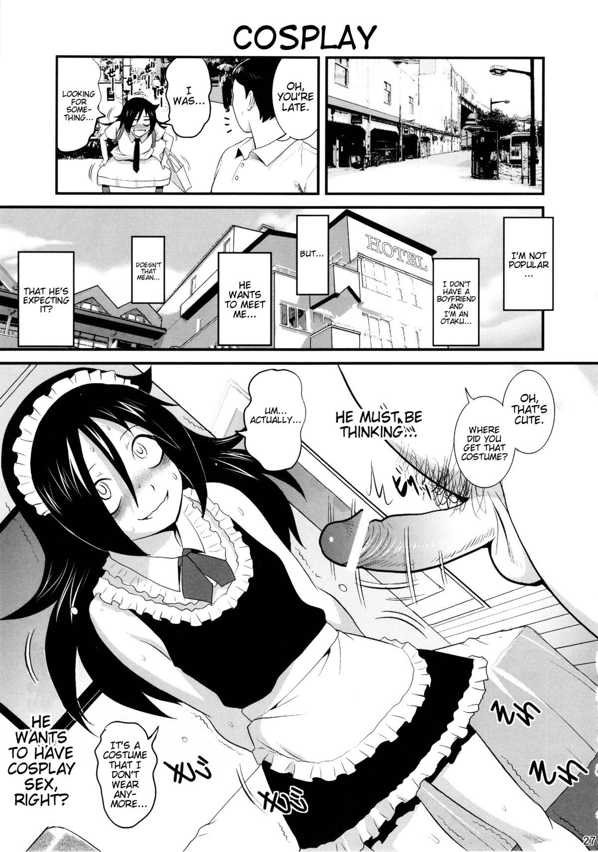 (C84) [彩画堂] モテないからこのさいおっさんでもなんでも! (私がモテないのはどう考えてもお前らが悪い!) [英訳]