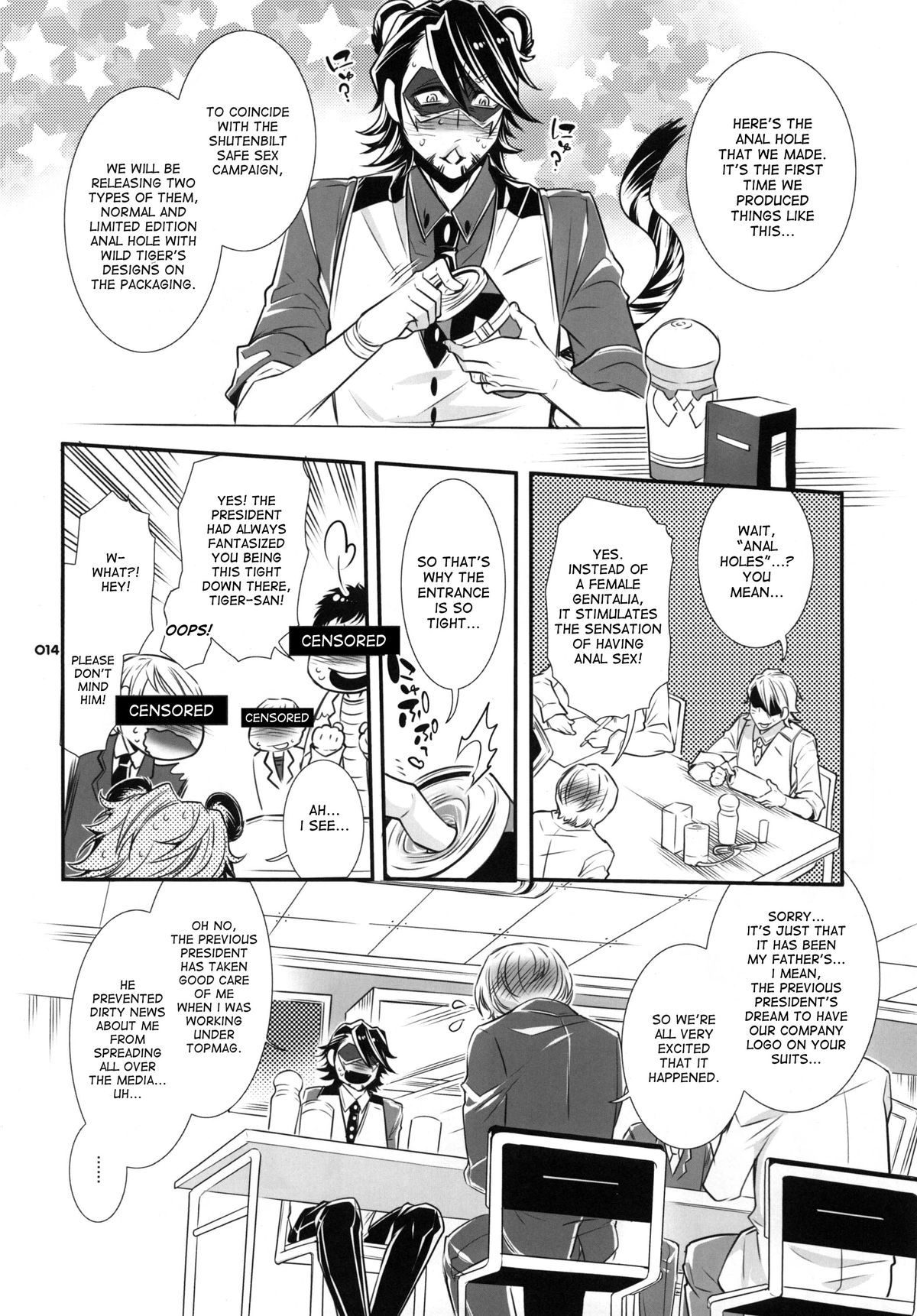 (GONEXT!4) [Sadistic Mary (服部ミツカ)] もしもおじさんのスポンサーが期間限定でとあるオ○ホメーカーになったとしたら? (TIGER & BUNNY) [英訳]