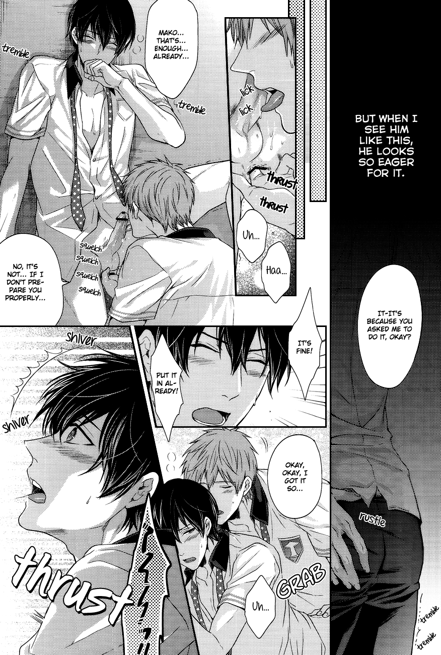 (恋愛自由形!大阪大会) [からあげオブザイヤー (からあげむちお)] ハルちゃんはシたがりヨクバリ (Free!) [英訳]