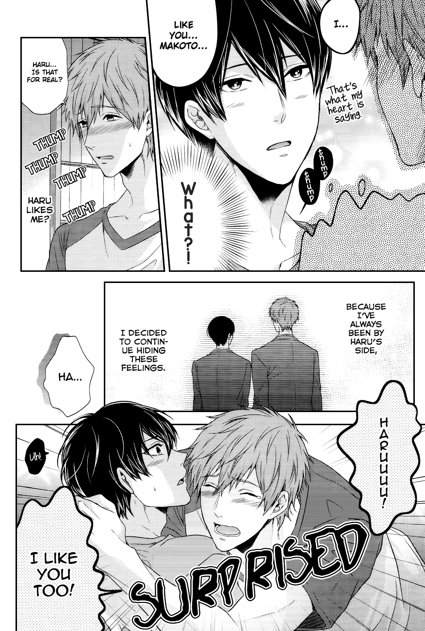 (恋愛自由形!大阪大会) [からあげオブザイヤー (からあげむちお)] ハルちゃんはシたがりヨクバリ (Free!) [英訳]