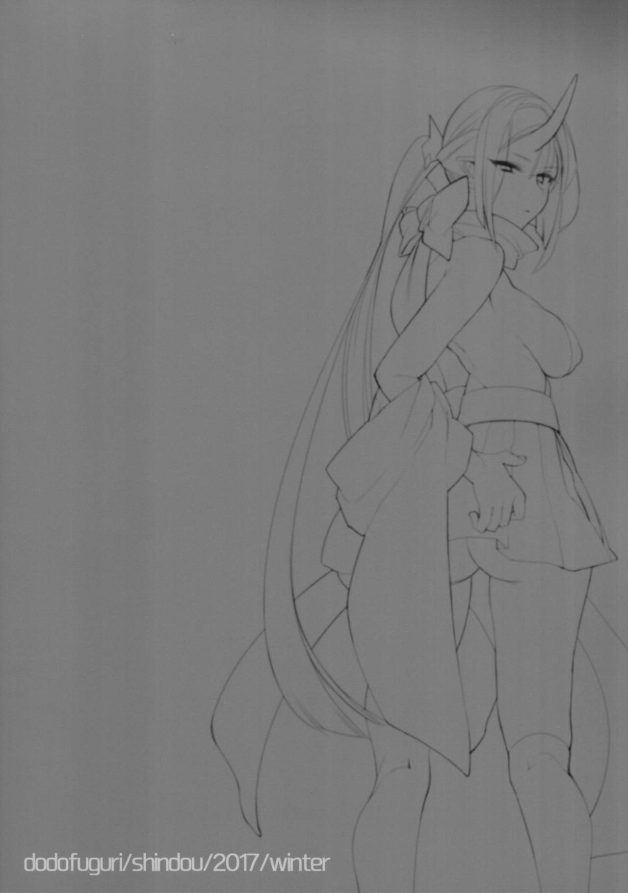 (C93) [百々ふぐり (しんどう)] 鬼の姉妹はヒトのオスと子づくりがしたい [中国翻訳]