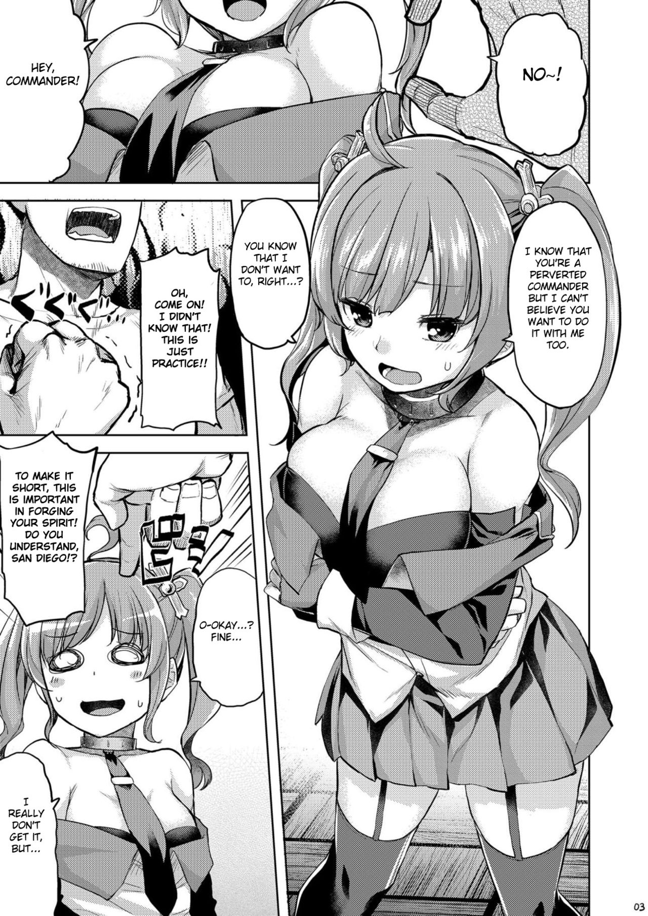 (アズレン学園購買部3) [てんらけ茶屋 (あーる。)] サンディエゴであそぼ (アズールレーン) [英訳]