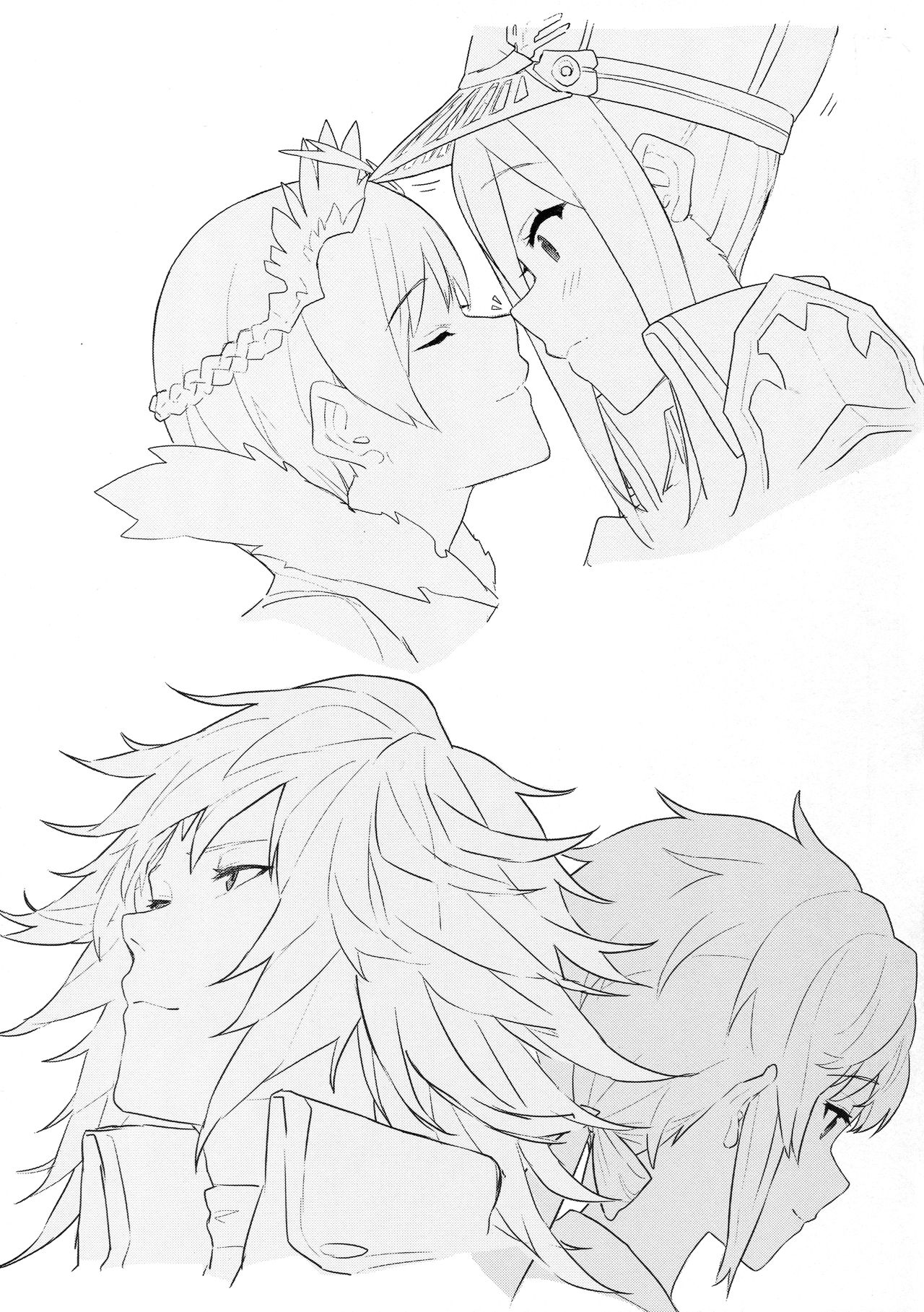 (COMIC1☆13) [仔馬牧場 (ぼに～)] ゼノブレ2のラクガキ本 (ゼノブレイド2)