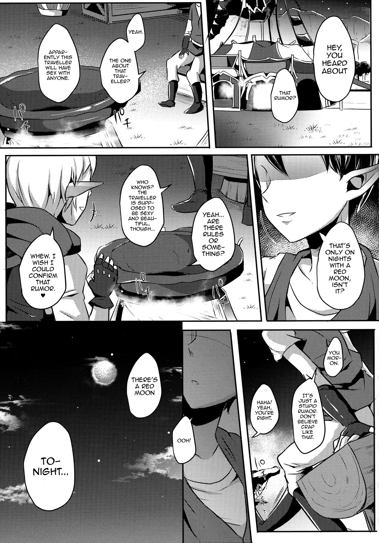 (C93) [まるちぃず (るんるん)] 誘惑の赤い月と二人の秘密 (ゼルダの伝説) [英訳]