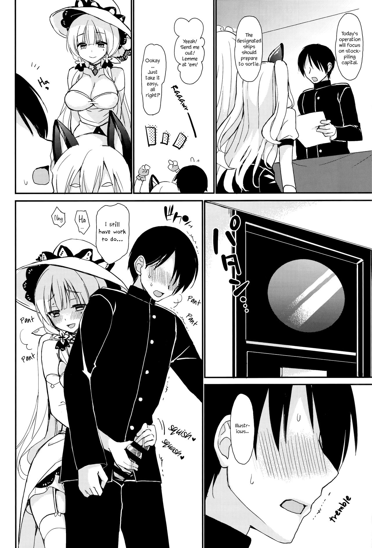 (C93) [PigPanPan (伊倉ナギサ)] 純愛イラストリアス (アズールレーン) [英訳]