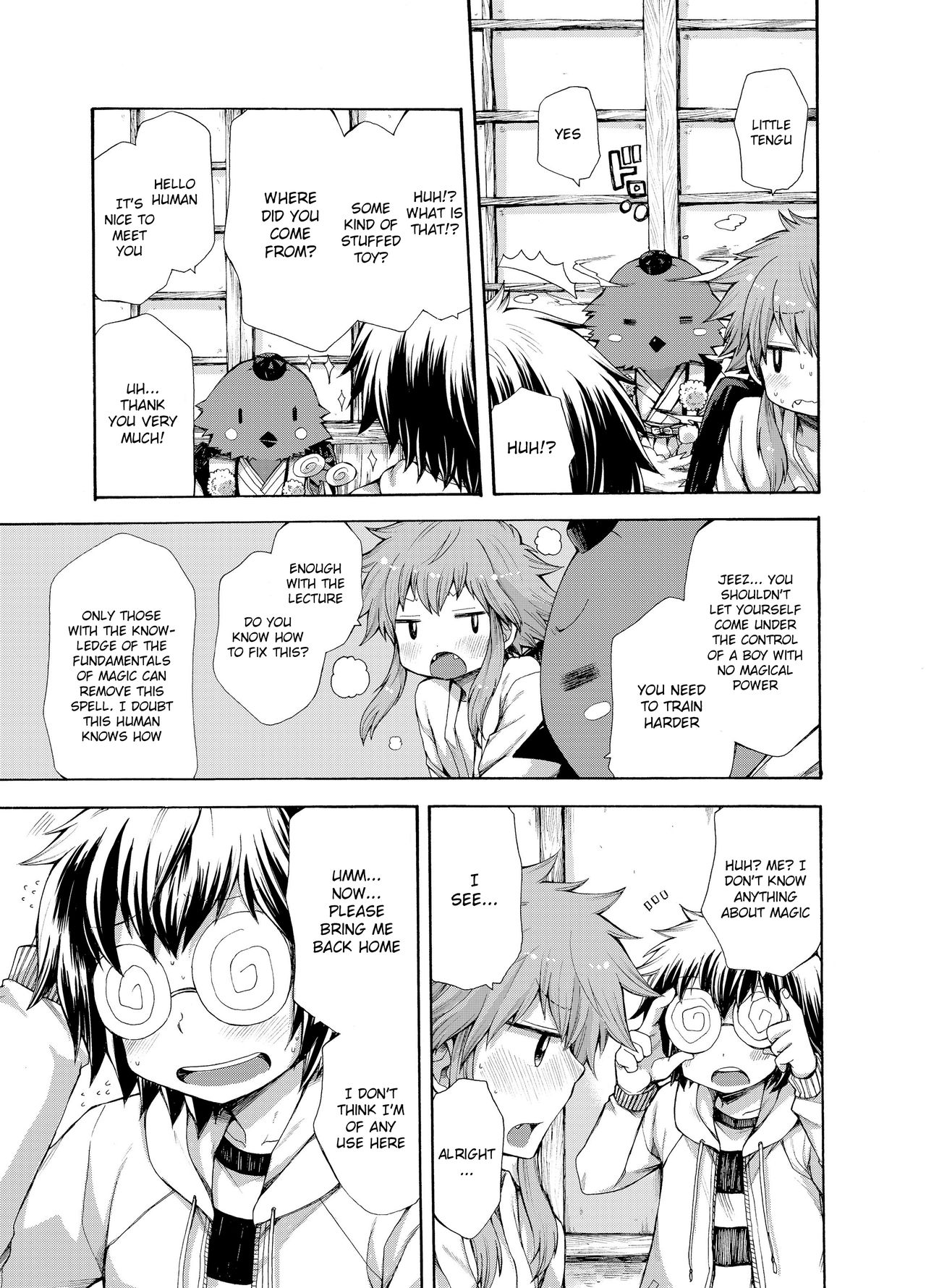 [CHIN-UP (ぽっち)] 烏天狗の神隠し [英訳] [DL版]