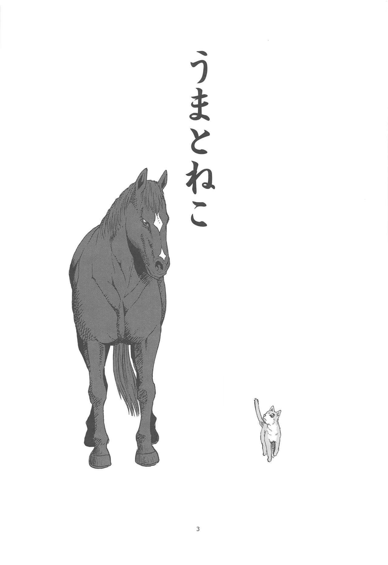 うまとねこ