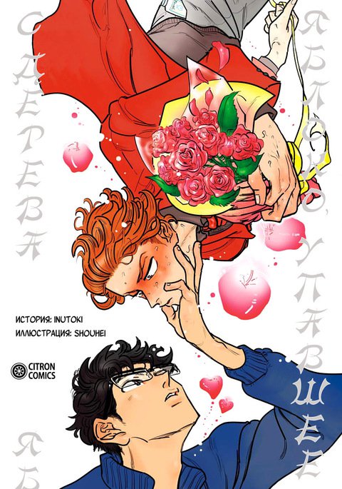 りんご、きからおちる りんご、きからおちる