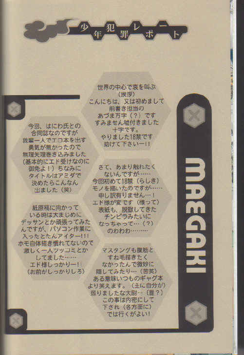 少年ハンザイレポート