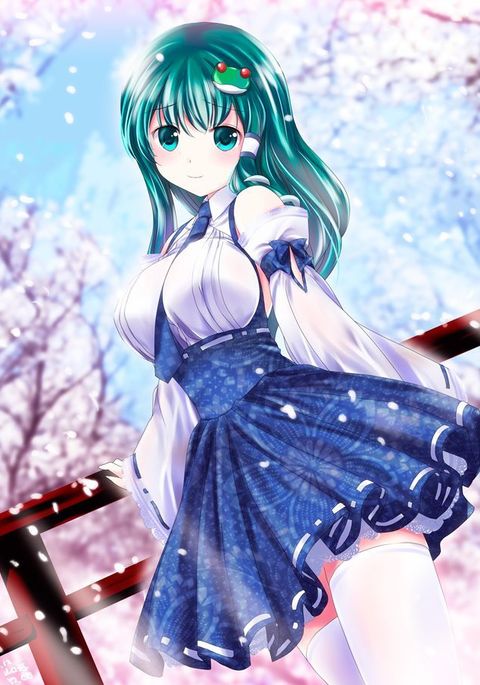 早苗さんとお花見えっち 早苗さんとお花見えっち