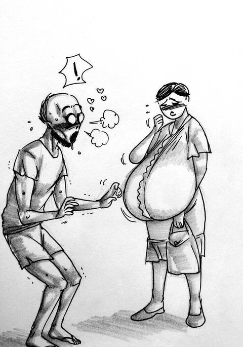 アート:鬼塚川島-ハウスメイドナンシーとノートン氏 アート:鬼塚川島-ハウスメイドナンシーとノートン氏