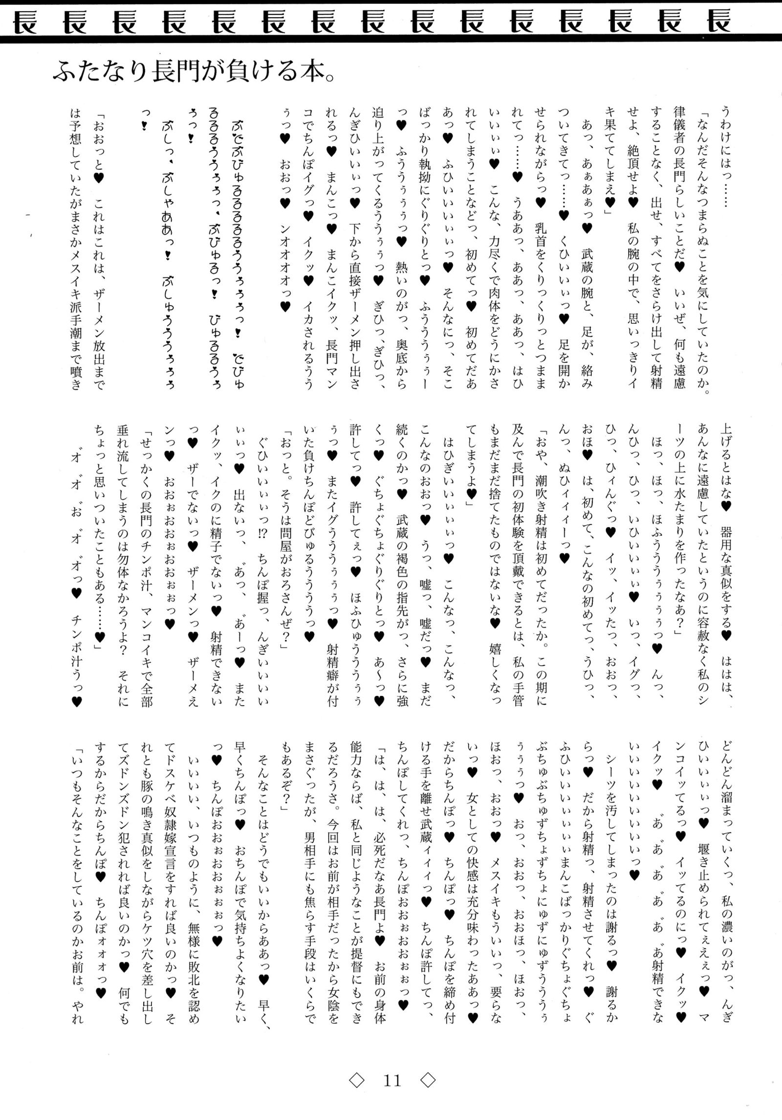 ふたなり長門がまける本。