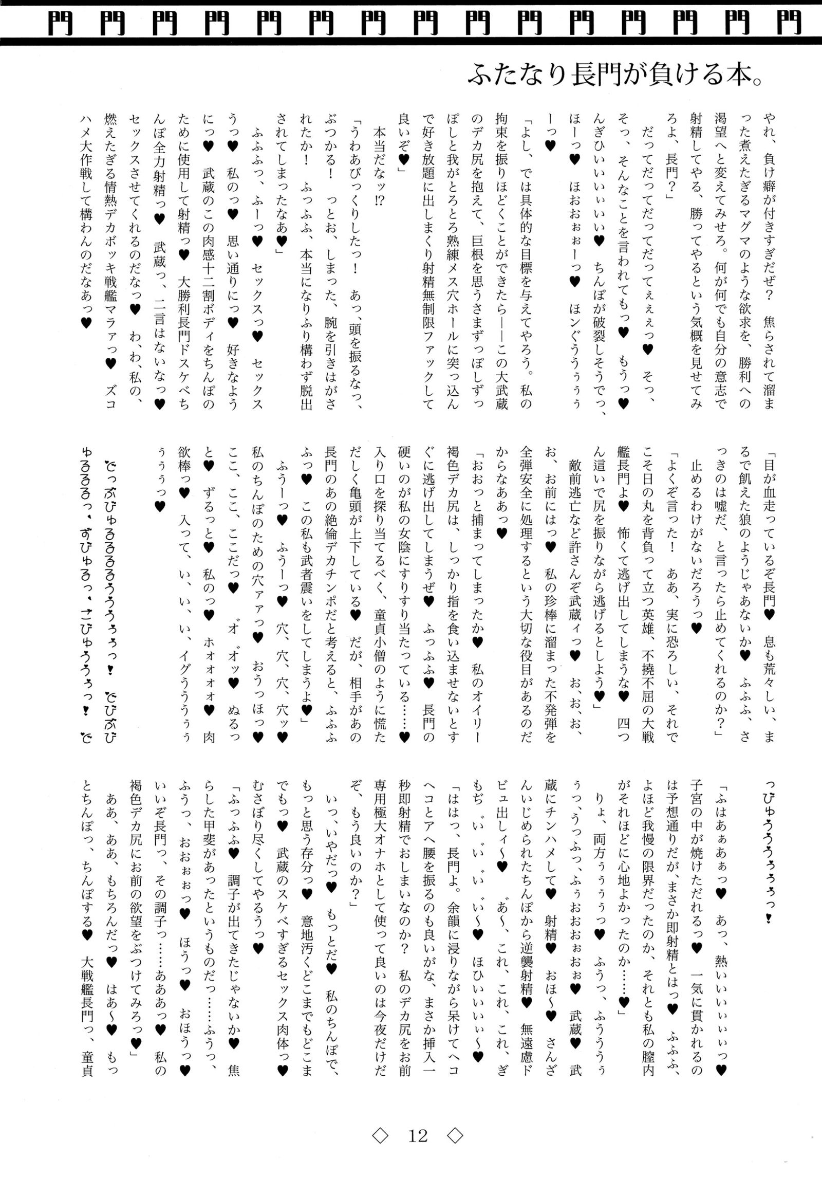 ふたなり長門がまける本。