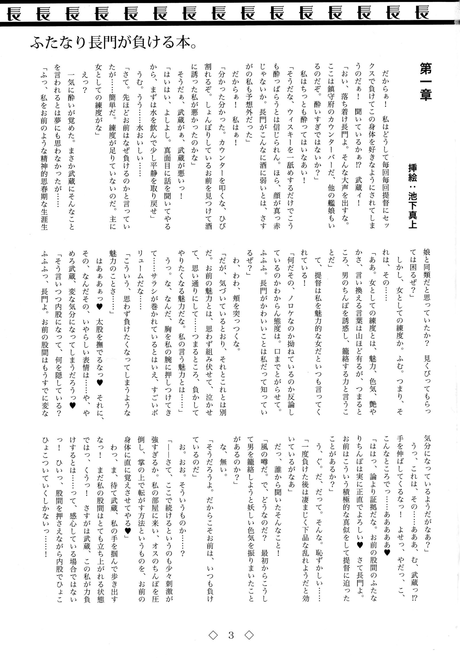 ふたなり長門がまける本。