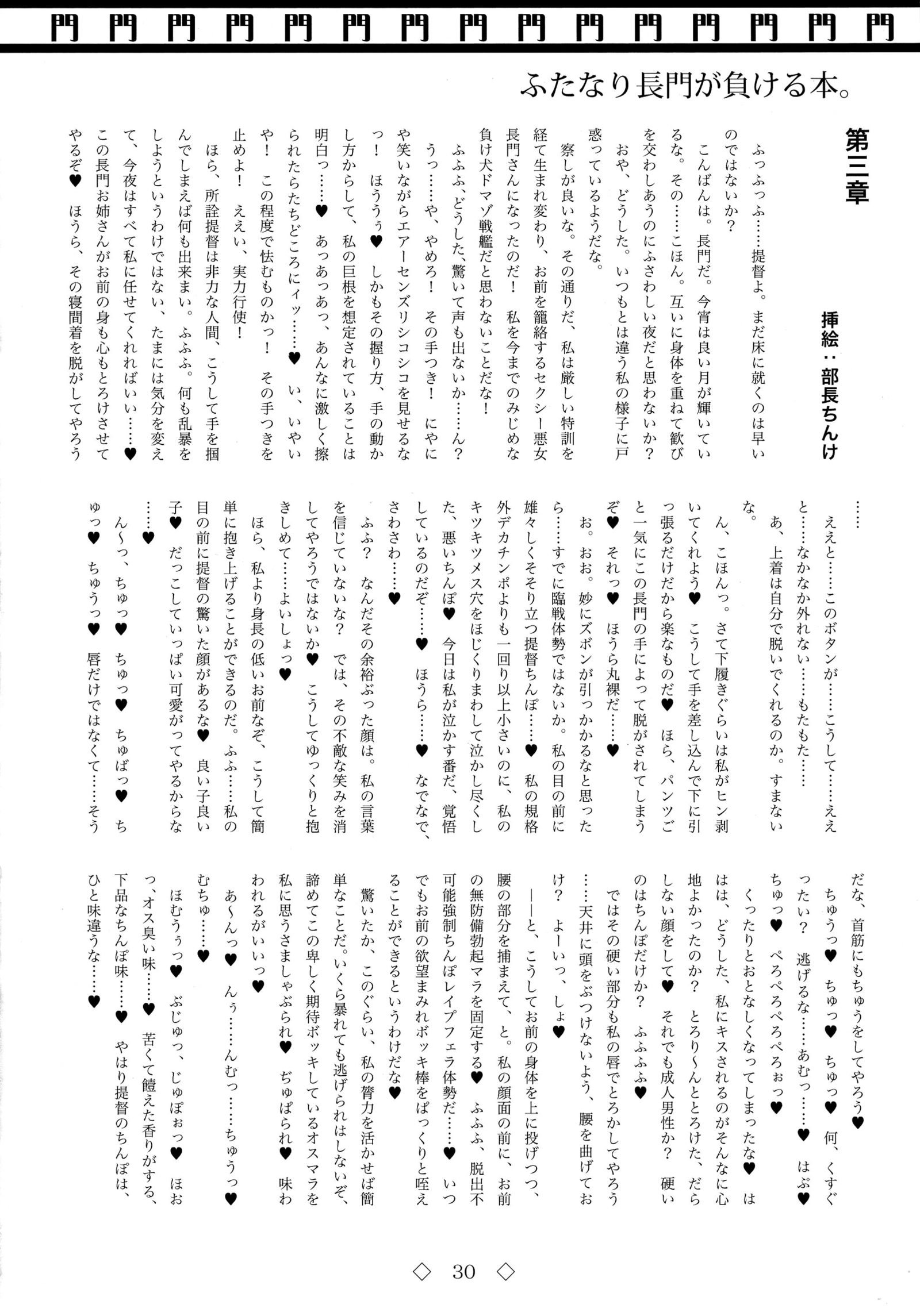 ふたなり長門がまける本。