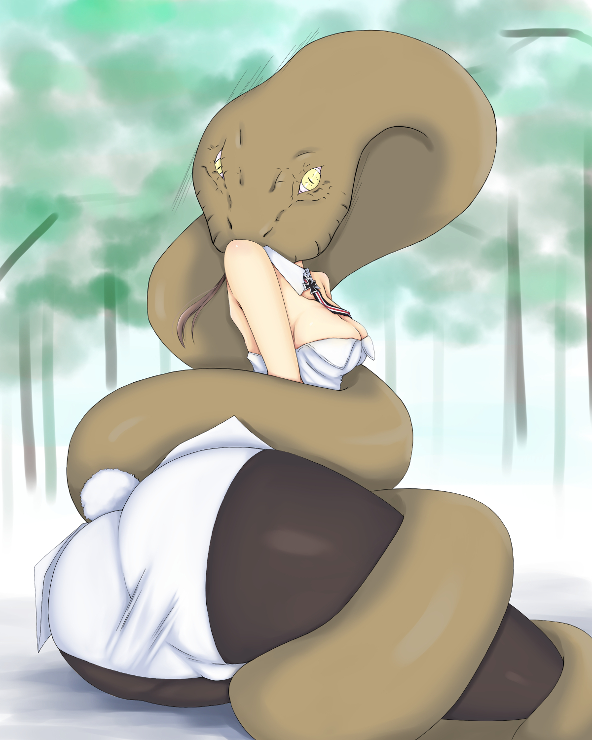 蛇とお姉ちゃん。