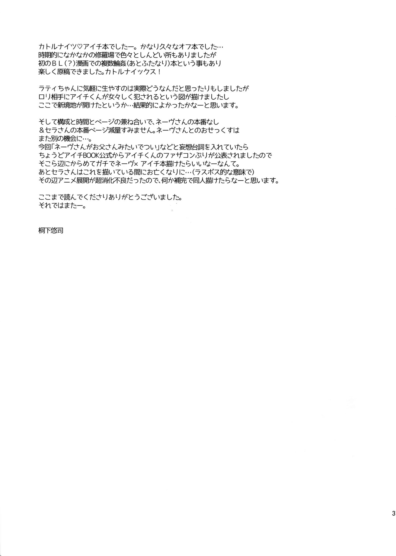 愛知様へのカトルナイト