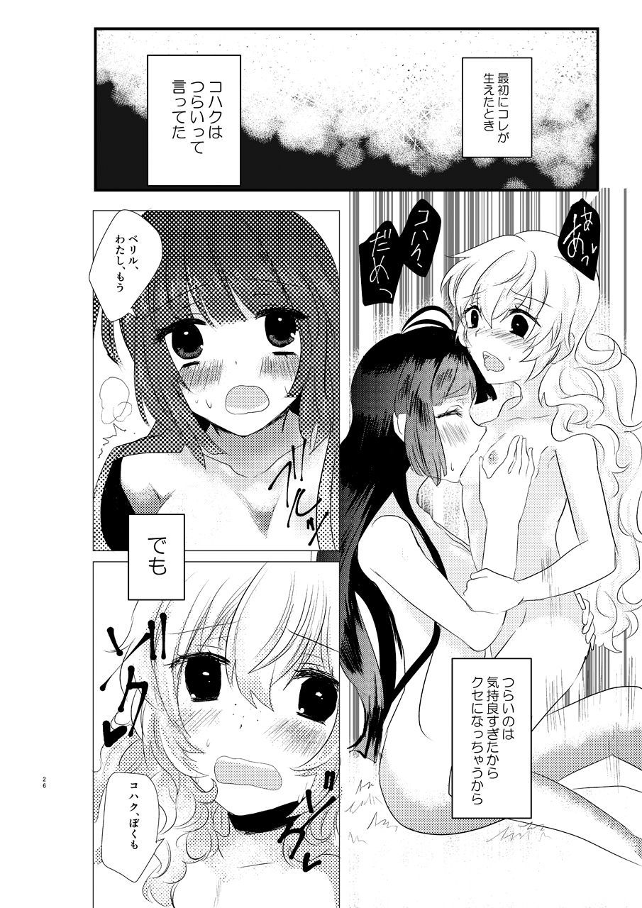 Ee！琥珀に○○○○○がへちゃた！？