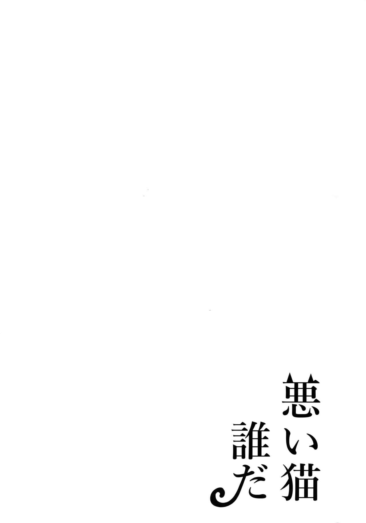 ワルイネコダレダ