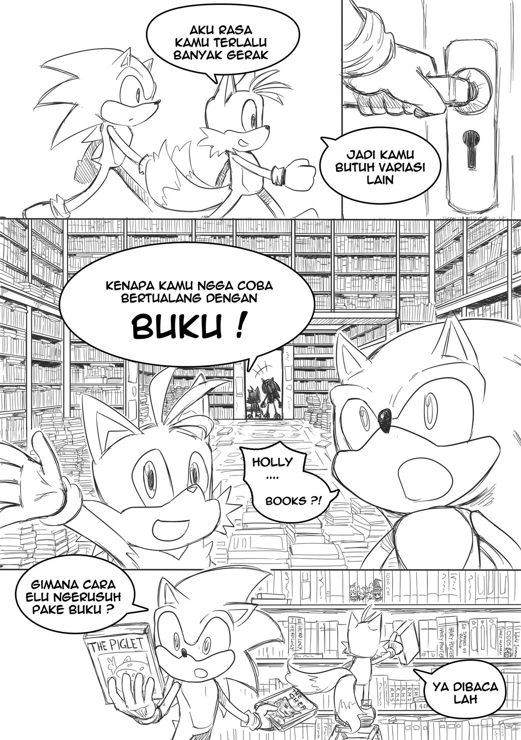 ソニックと魔法の本