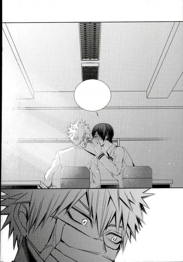 声を奪われた爆豪少年