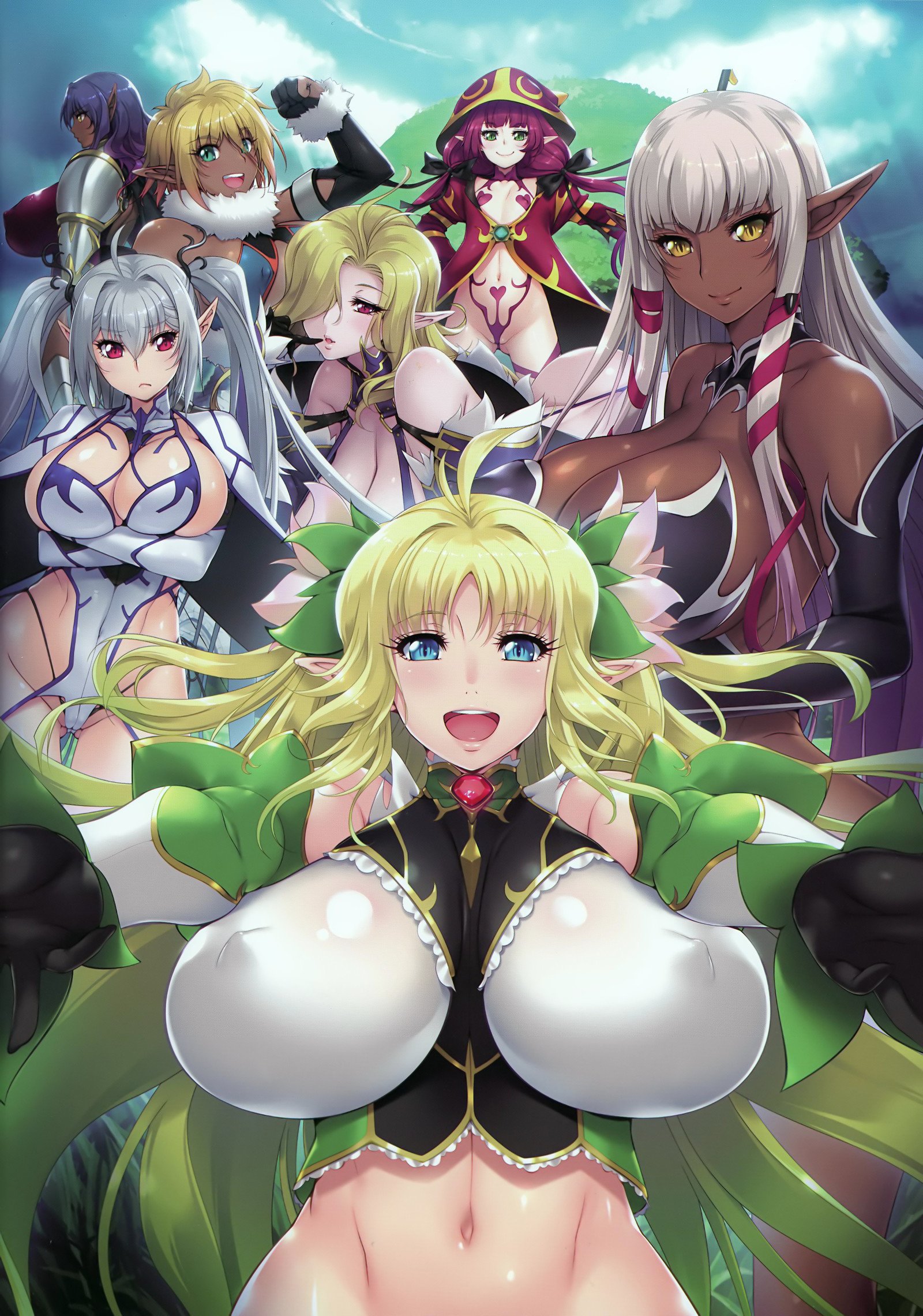 ようこそう！助部エルフの森eビジュアルファンブック
