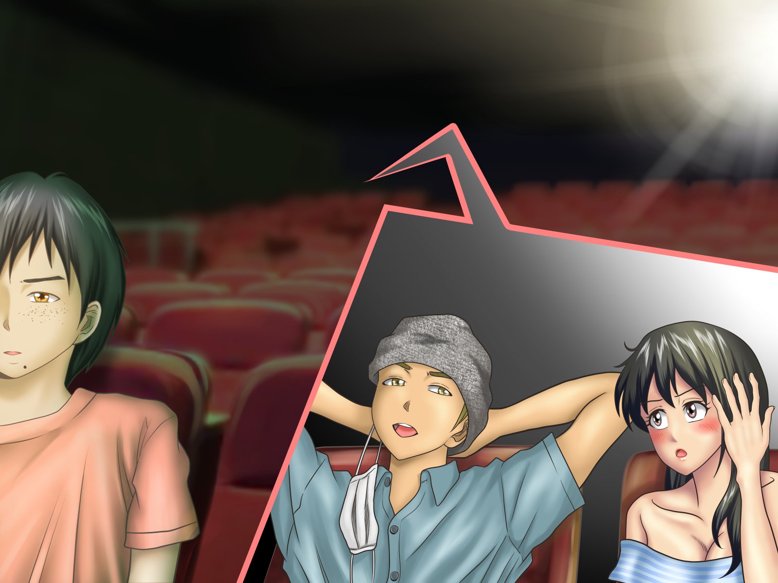 オレにはじめてできたカノジョオネトロウと角作スルバイトナカマ