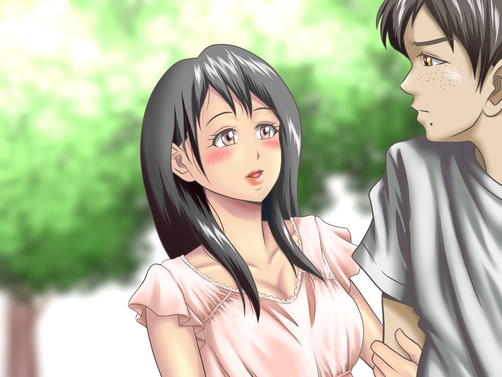 オレにはじめてできたカノジョオネトロウと角作スルバイトナカマ