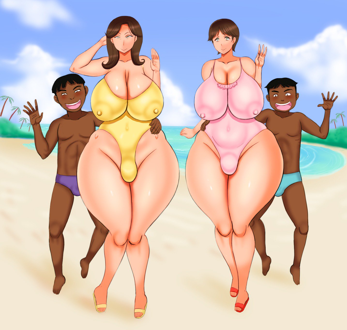 ハハとジュクジョウツマノカイガイリョウコウ