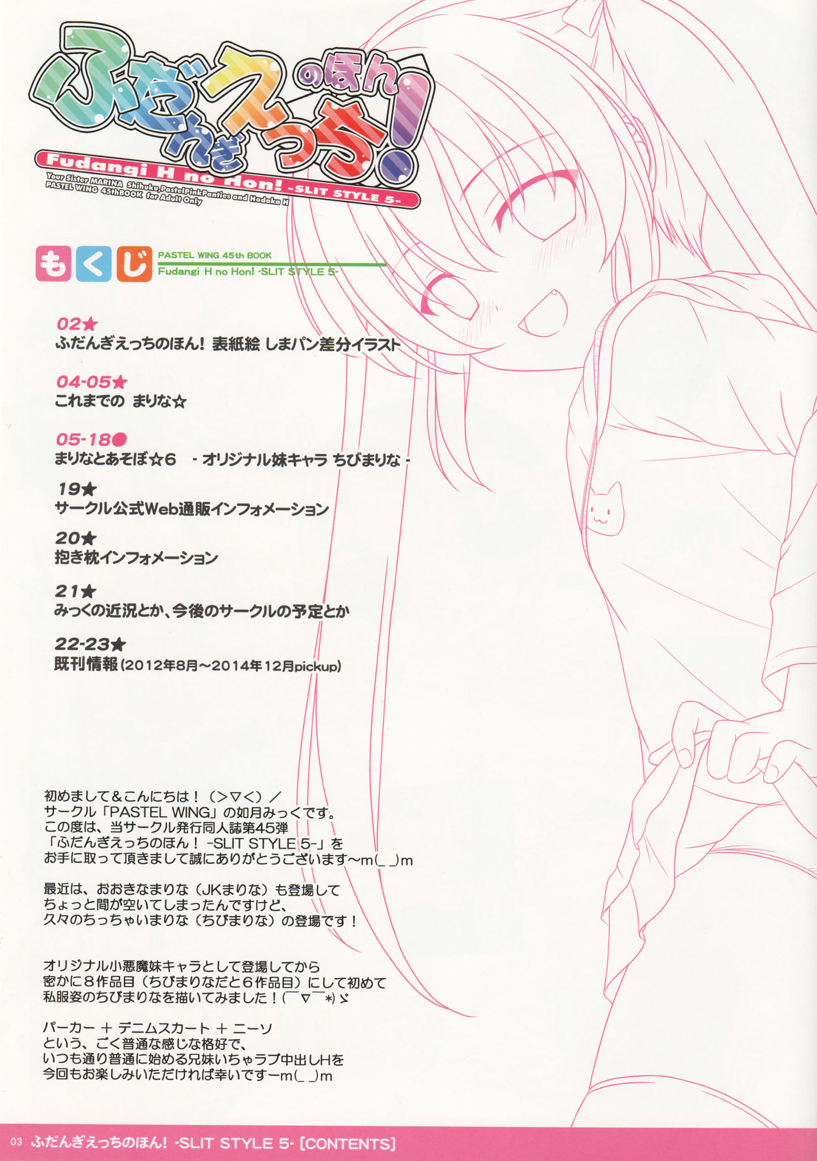 ふだんぎHの本！ -スリットスタイル5-