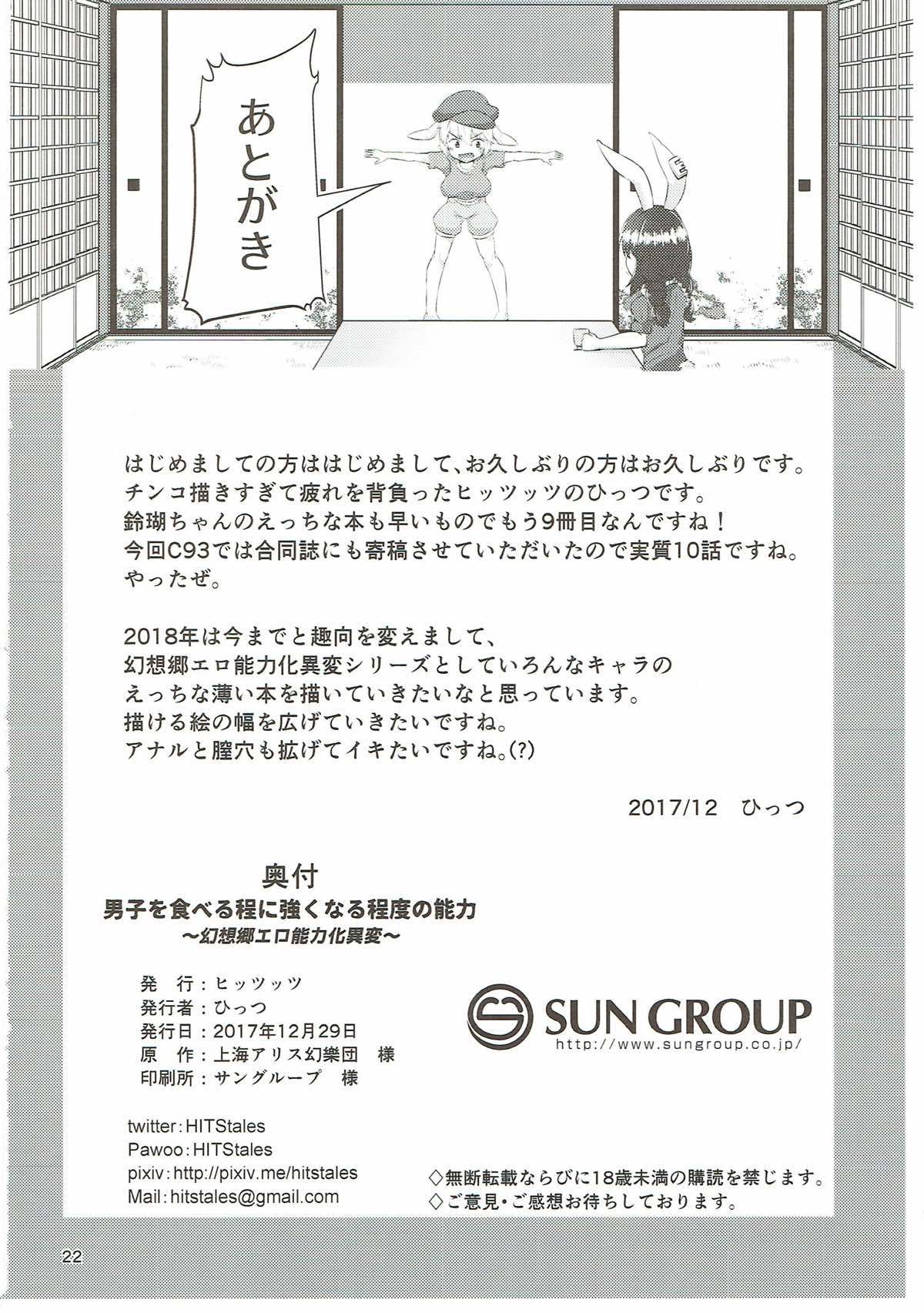 幻想郷エロのりょくかいへん〜幻想郷エロのりょく