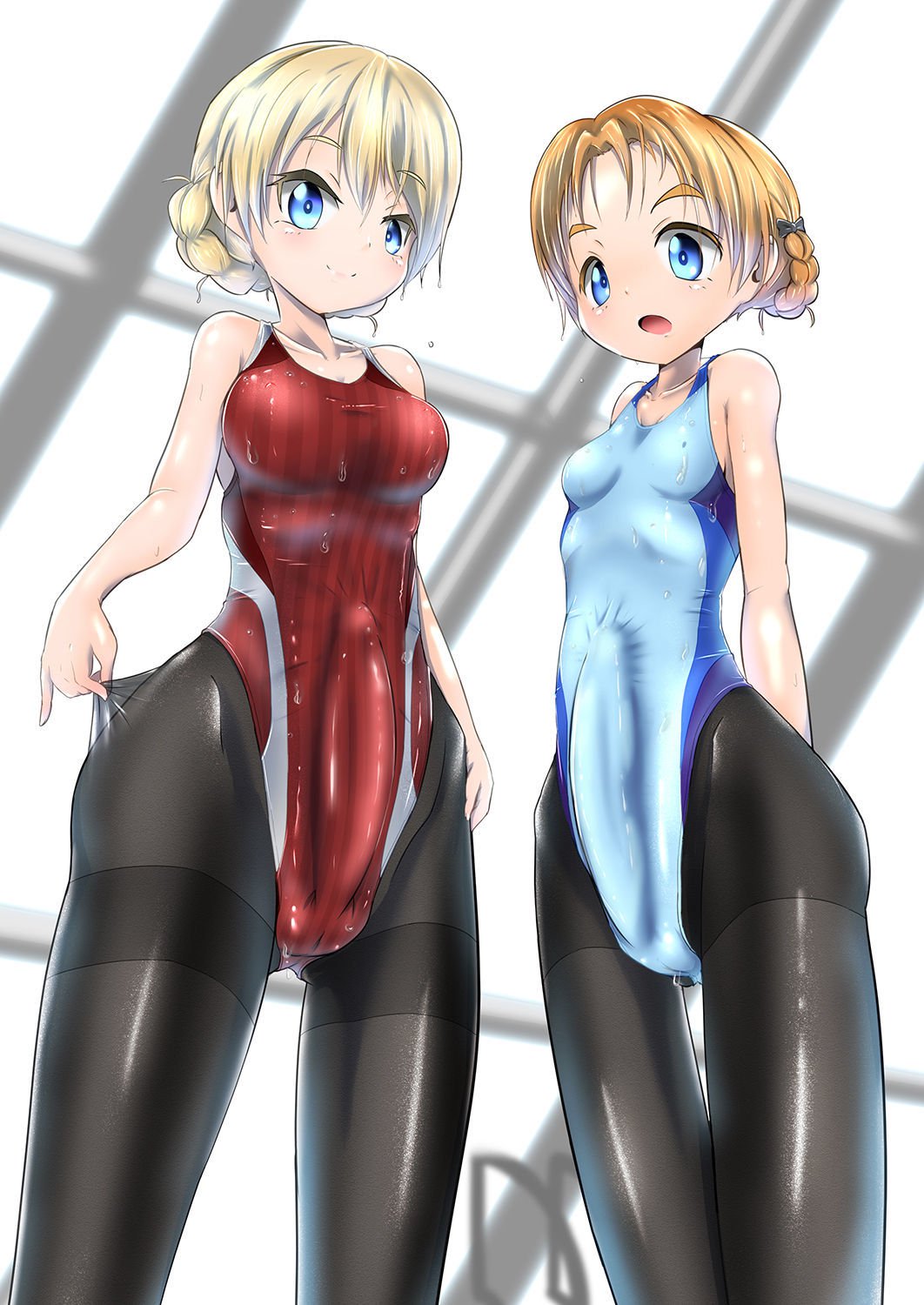 ふたなりタイツ途中のダル様とペコエのレクチャー
