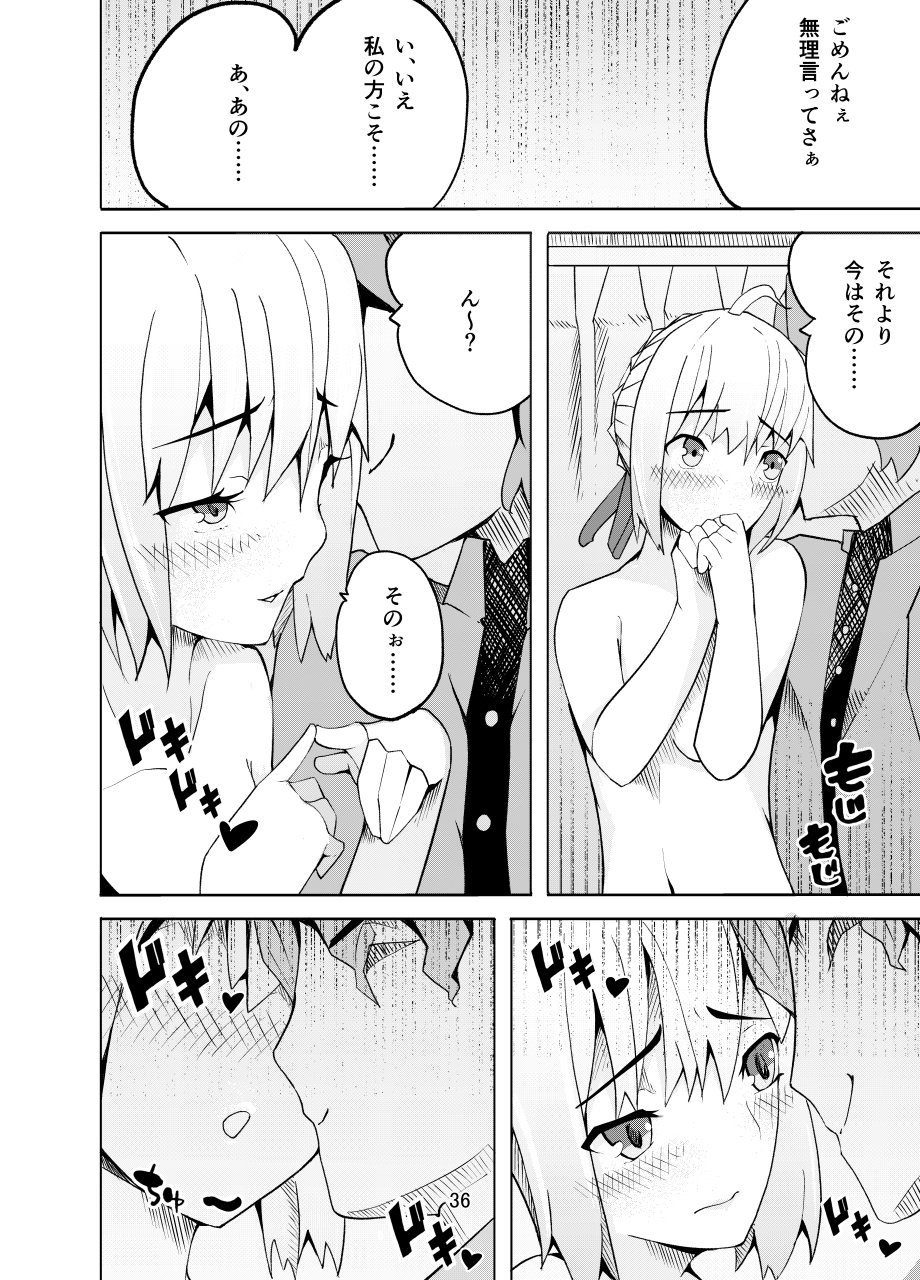 捕らえられたセイバーへの訓練