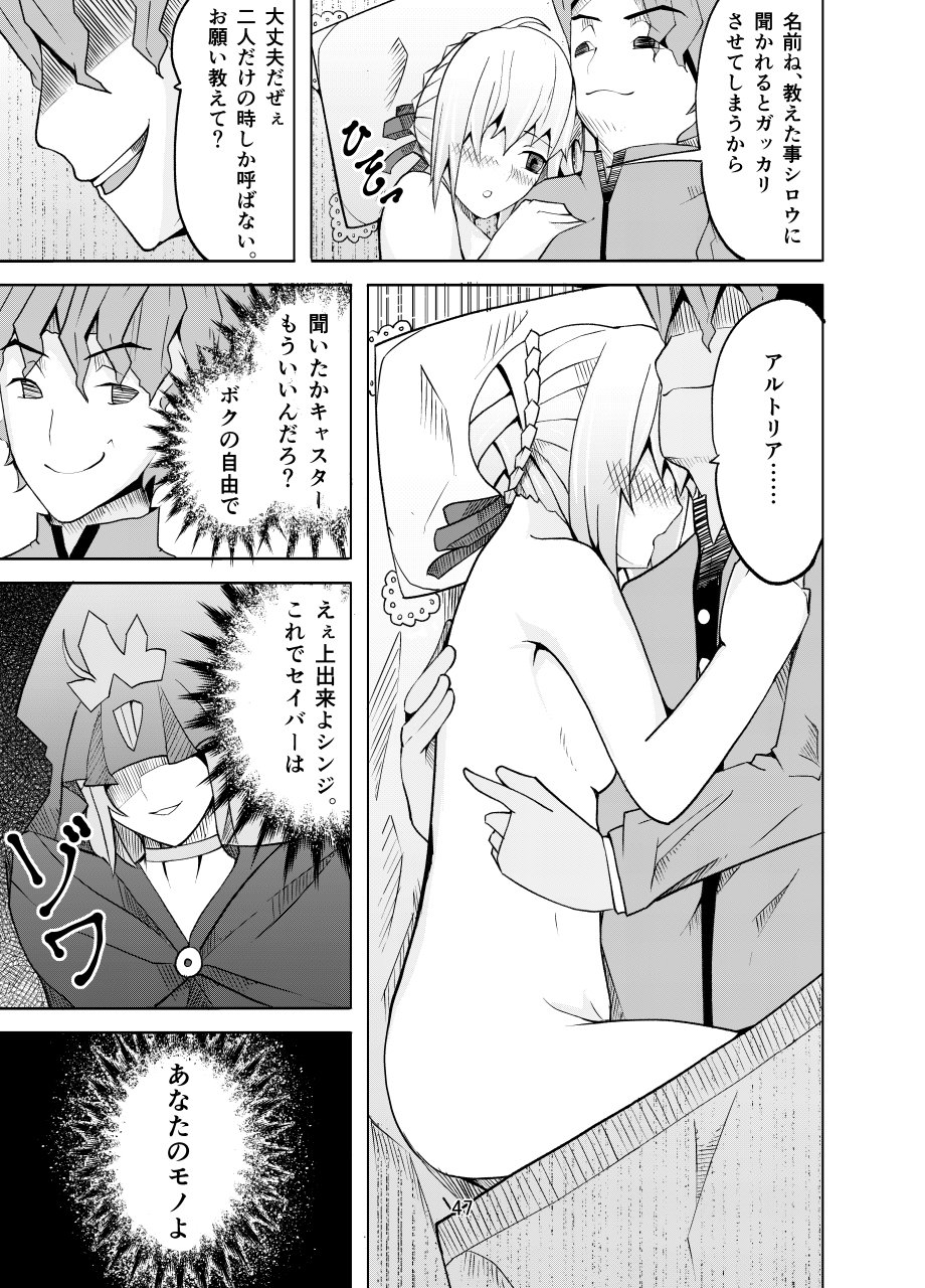 捕らえられたセイバーへの訓練
