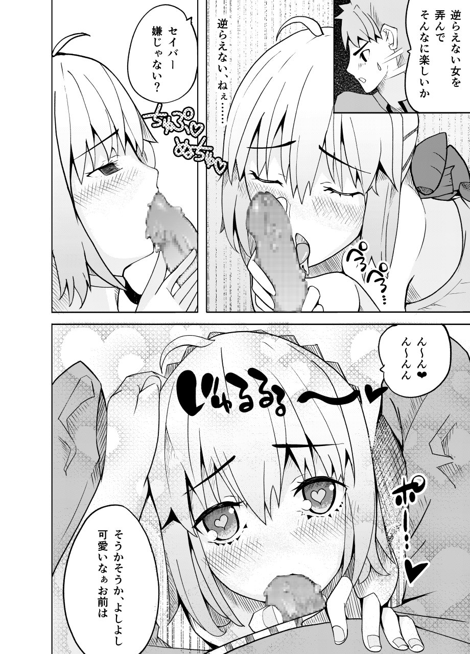 捕らえられたセイバーへの訓練