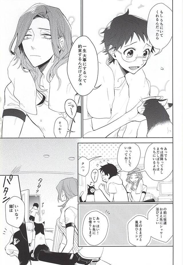 牧島さんが猫に夏島今下。