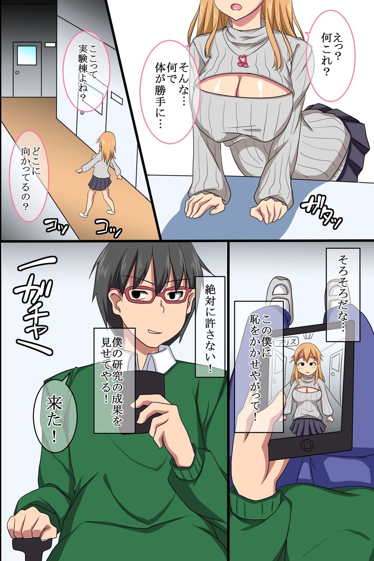 あやつりアプリでどりょうの女子しゃいんをきょうせいなまはめほうしさせてみた