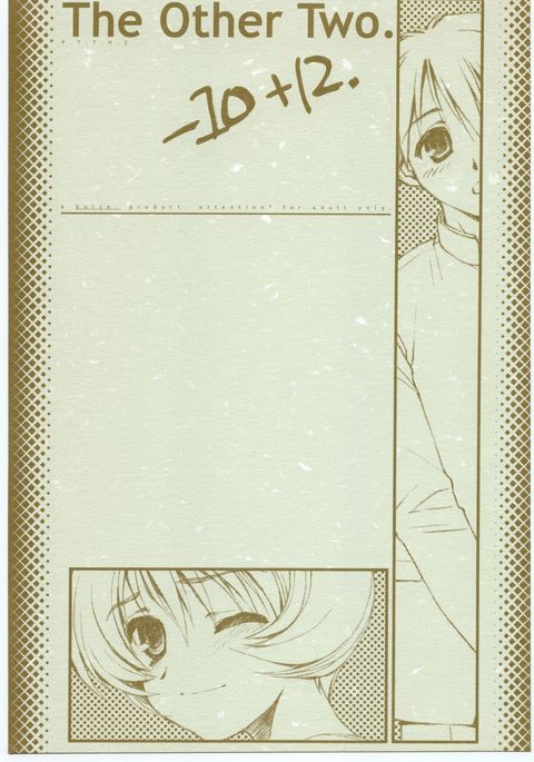 他の2つ。 -10 +12。 他の2つ。 -10 +12。